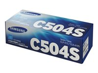 Samsung CLT-C504S - Cyan - original - tonerkassett - för CLP-415N, 415NW; CLX-4195FN, 4195FW, 4195N; Xpress C1810W, C1860FW CLT-C504S/ELS