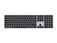 Apple Magic Keyboard with Touch ID and Numeric Keypad - Tangentbord - USB-C - trådlös - Bluetooth - QWERTY - portugisisk - svarta tangenter MXK83PO/A