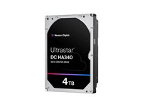 WD Ultrastar DC HA340 WUS721204BLE6L4 - Hårddisk - datacenter - 4 TB - inbyggd - 3.5" - SATA 6Gb/s - 7200 rpm - buffert: 256 MB 0B47076