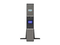 Eaton 9PX 1500VA 1350W 120V Online Double-Conversion UPS - 5-15P, 8x 5-15R Outlets, Cybersecure Network Card Option, Extended Run, 2U Rack/Tower Battery Backup - UPS (rackmonterbar/extern) - AC 100/110/120/125 V - 1350 Watt - 1500 VA - RS-232, USB - utgångskontakter: 8 - 2U - svart, silver - för P/N: 744-A3297, 9PXEBM48RT 9PX1500RT