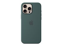 Apple - Baksidesskydd för mobiltelefon - MagSafe-kompatibilitet - silikon - lake green - för iPhone 16 Pro Max MA7V4ZM/A