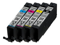 Canon CLI-581 BK/C/M/Y Multi Pack - 4-pack - 5.6 ml - svart, gul, cyan, magenta - original - blister - bläcktank - för PIXMA TS6251, TS6350, TS6351, TS705, TS8251, TS8252, TS8350, TS8352, TS9550, TS9551 2103C004