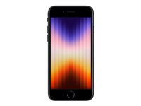 Apple iPhone SE (3rd generation) - 5G smartphone - dual-SIM / Internminne 256 GB - LCD-skärm - 4.7" - 1334 x 750 pixlar - rear camera 12 MP - front camera 7 MP - midnatt MMXM3QN/A