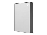 Seagate One Touch HDD STKB1000401 - Hårddisk - 1 TB - extern (portabel) - USB 3.2 Gen 1 - silver - med 2 års Seagate Rescue Data Recovery STKB1000401