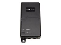 Eaton Tripp Lite Series Gigabit PoE+ Midspan Active Injector - IEEE 802.3at/802.3af, 30W, 1 Port, International Power Cords - Strömtillförsel - AC 100-240 V - 30 Watt - utgångskontakter: 1 - svart NPOE-30W-1G-INT
