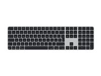 Apple Magic Keyboard with Touch ID and Numeric Keypad - Tangentbord - USB-C - trådlös - Bluetooth - QWERTY - italiensk - svarta tangenter MXK83T/A