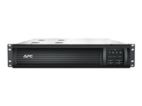 APC Smart-UPS 1500 - UPS (kan monteras i rack) - AC 120 V - 1000 Watt - 1440 VA - USB, serial - utgångskontakter: 6 - 2U - svart - TAA-kompatibel SMT1500RMX93