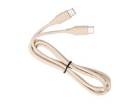 Jabra - USB-kabel - USB-C (hane) till USB-C (hane) - 1.2 m - beige 14208-34