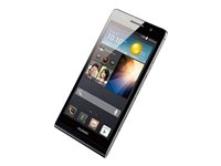 Huawei Ascend P6 - 3G pekskärmsmobil / Internminne 8 GB - microSD slot - 4.7" - 1280 x 720 pixlar - rear camera 8 MP - svart 51055912