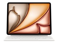 Apple Magic Keyboard - Tangentbord och foliefodral - med pekdyna - Apple Smart connector - AZERTY - fransk - för Apple 13-inch iPad Air M2 Wi-Fi, M2 Wi-Fi + Cellular, M3 Wi-Fi, M3 Wi-Fi + Cellular MDFW4F/A