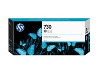 HP 730 - 300 ml - hög kapacitet - grå - original - DesignJet - bläckpatron - för DesignJet SD Pro MFP, T1600, T1600dr, T1700, T1700dr, T1708, T1708dr, T2600, T2600dr P2V72A