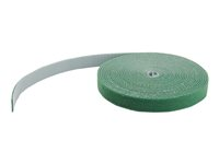 StarTech.com 50ft Hook and Loop Roll, Cut-to-Size Reusable Cable Ties, Bulk Industrial Wire Fastener Tape / Adjustable Fabric Wraps Green / Resuable Self Gripping Cable Management Straps - Adjustable Loop Ties (HKLP50GN) - Kardborrefäste - 15.24 m - grön - för P/N: HKLP50, HKLP50BL, HKLP50RD, HKLP50YW HKLP50GN